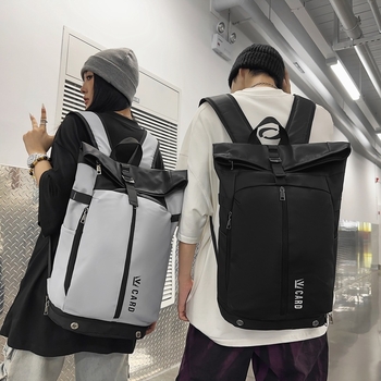 Σακίδιο μεγάλου χωρητικότητας 20–35L, νάιλον, αστικός μινιμαλιστικός σχεδιασμός, κατάλληλο για φορητό 15 ιντσών, ιμάντες με αερόσφυξη