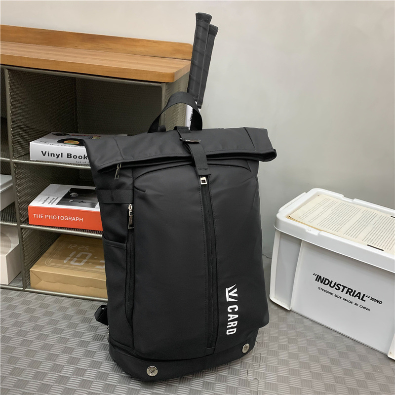 Hátizsák nagy kapacitású 20–35L, nylon, városi minimalist stílus, 15 hüvelykes laptophoz, légpárnás vállpántok
