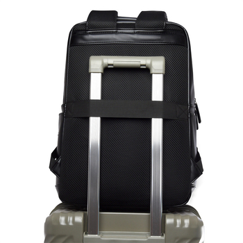 Unisex σακίδιο για φορητό υπολογιστή - PU αδιάβροχο, 20–35 L, κατάλληλο για 15 ιντσών φορητό, ελαφρύ, ιμάντες αερόσφυξης (20–35 L; 15\'\' laptop; PU; αδιάβροχο; ιμάντες αερόσφυξης)