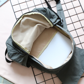 Unisex σακίδιο για επιχειρηματικά ταξίδια - πολυεστέρας, στυλ χωρίς φύλο, στερεό μοτίβο, επένδυση Oxford, συμβατό με φορητό υπολογιστή 14 ιντσών