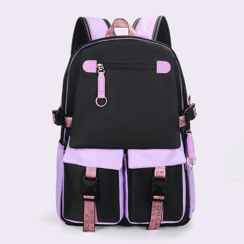 Rucsac universitar unisex, din material Oxford, impermeabil, capacitate 20–35 L, compatibil cu laptop de 16 inch, model geometric