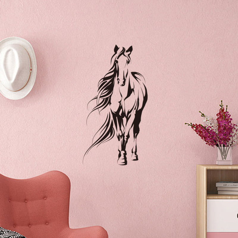 Sticker decorativ pentru perete din PVC autoadeziv, finisaj mat, monocrom pentru living și dormitor - un singur panou, decorativ, stil modern minimalist