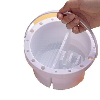 Trijų vienoje plovimo kibiras su palete, nešiojamas daugiafunkcinės tapybos priemonės; prekė Variety; medžiaga: šilkas gėlė; bazinis įpakavimas