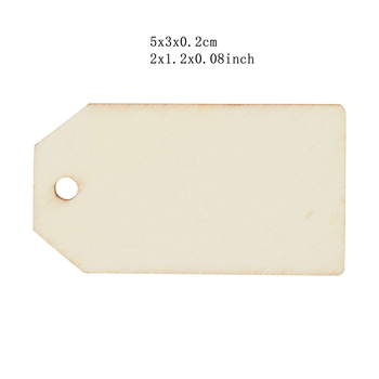 Senhuo Basswood занаятчийска висулка, 0.2 cm дебелина, дървен маркер за книга