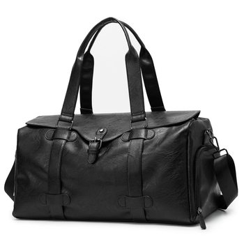 Geantă de sport și călătorie pentru bărbați, capacitate mare, material PU, ultraușoară, anti-furt, separare umed-uscată
