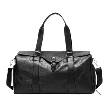 Ανδρική τσάντα γυμναστηρίου και ταξιδιού, μεγάλη χωρητικότητα, PU ύφασμα, υπερ-ελαφριά, αντικλοπής, διαχωρισμός βρεγμένων/ξηρών