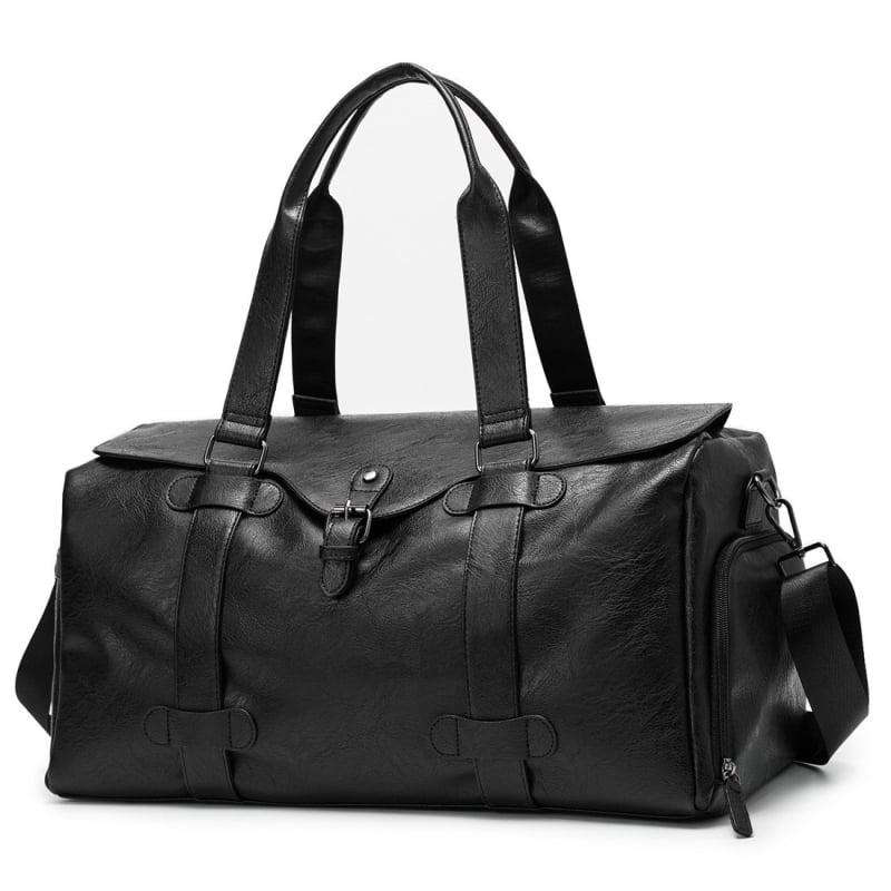 Geantă de sport și călătorie pentru bărbați, capacitate mare, material PU, ultraușoară, anti-furt, separare umed-uscată