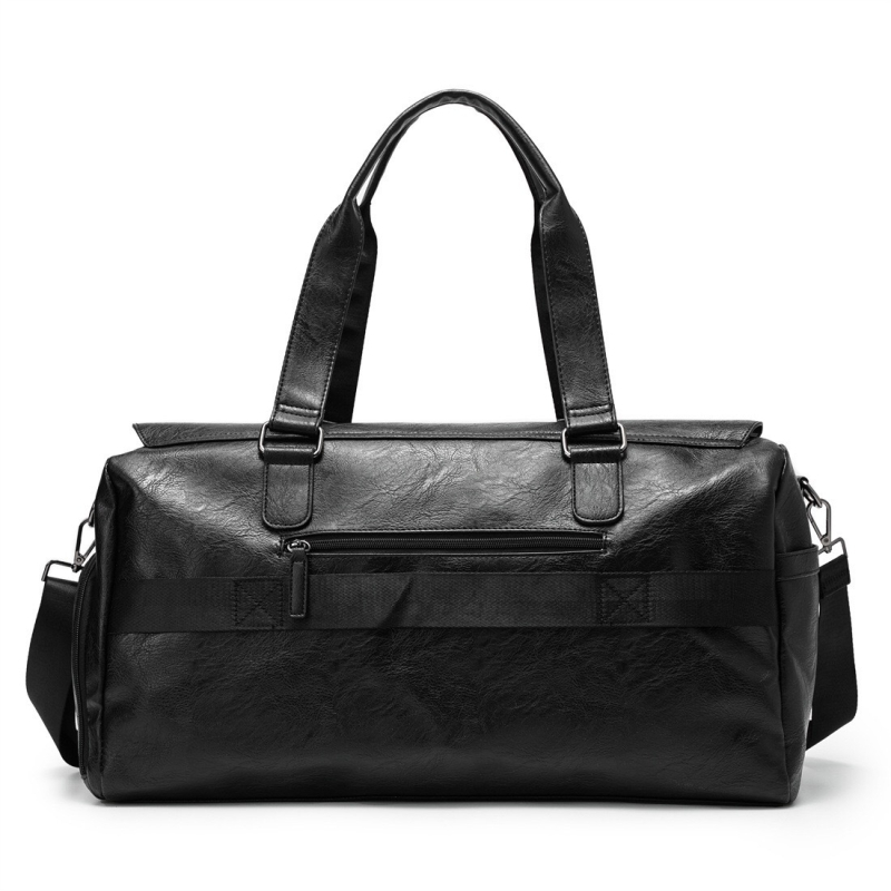 Geantă de sport și călătorie pentru bărbați, capacitate mare, material PU, ultraușoară, anti-furt, separare umed-uscată