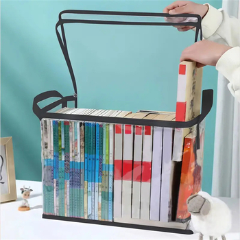 PVC κυβική θήκη αποθήκευσης βιβλίων для επιτραπέζια οργάνωση, υλικό PVC, μορφή κυβική, κατάλληλη για περιοδικά, γραφικά υλικά και βιβλία