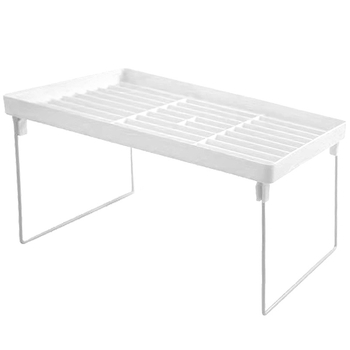 Αναδιπλώσιμο ράφι γραφείου αποθήκευσης από PP, 1 επίπεδο, πολλαπλών χρήσεων, σε στυλ ιαπωνικού μινιμαλισμού