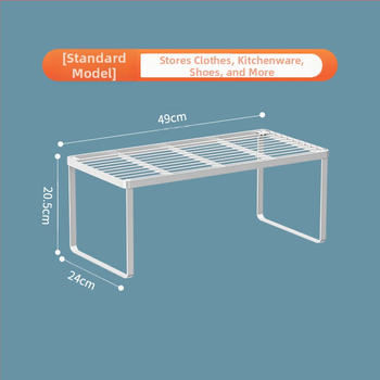 Μεταλλικός διαχωριστής γκαρνταρόμπας με πάνω από 8 ράφια, χωρίς οπές για βίδες, σε βάση δαπέδου, για ταξιδιωτική αποθήκευση