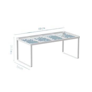 Μεταλλικός διαχωριστής γκαρνταρόμπας με πάνω από 8 ράφια, χωρίς οπές για βίδες, σε βάση δαπέδου, για ταξιδιωτική αποθήκευση