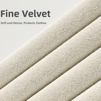 Κρεμάστρα ρούχων με φινίρισμα flocking, αντιολισθητική, προστασία ώμων χωρίς ραφές, σετ 10 τεμάχια, μοντέρνος σχεδιασμός