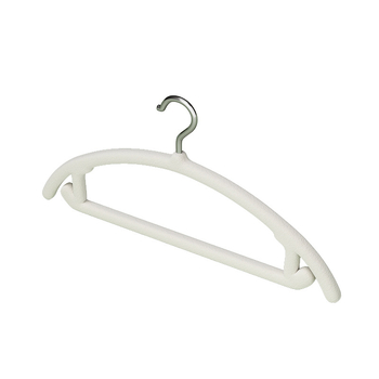 Κρεμάστρα ρούχων με φινίρισμα flocking, αντιολισθητική, προστασία ώμων χωρίς ραφές, σετ 10 τεμάχια, μοντέρνος σχεδιασμός