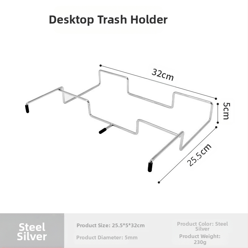 Hike Mount Nerūsējošā tērauda atkritumu maisu pakaramā, saliekams galda stiprinājums kempingam