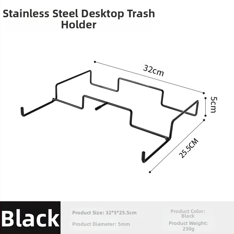 Hike Mount Nerūsējošā tērauda atkritumu maisu pakaramā, saliekams galda stiprinājums kempingam