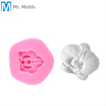 Φόρμα σιλικόνης για διακόσμηση γλυκών με σχέδιο πεταλούδα-ορχιδέα, ακανόνιστος σχεδιασμός, κατάλληλη για εποξειδική ρητίνη, γύψο και αρωματοθεραπεία