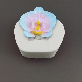 Φόρμα σιλικόνης για διακόσμηση γλυκών με σχέδιο πεταλούδα-ορχιδέα, ακανόνιστος σχεδιασμός, κατάλληλη για εποξειδική ρητίνη, γύψο και αρωματοθεραπεία