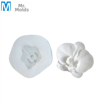 Φόρμα σιλικόνης για διακόσμηση γλυκών με σχέδιο πεταλούδα-ορχιδέα, ακανόνιστος σχεδιασμός, κατάλληλη για εποξειδική ρητίνη, γύψο και αρωματοθεραπεία