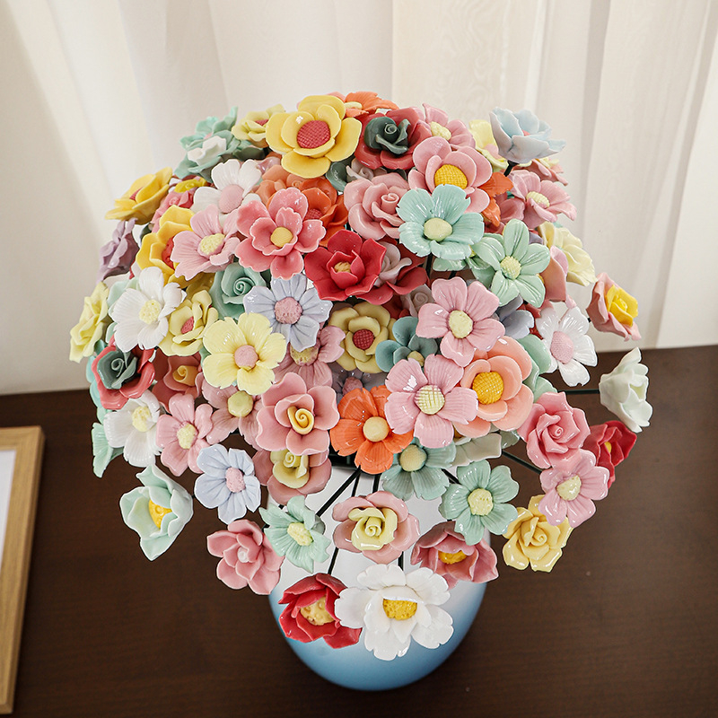 Βάζο πορσελάνης για λουλούδια, μοντέρνα απλότητα, έτοιμο δώρο για γάμους και εορτές