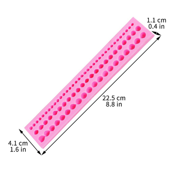 Excelle Σιλικόνη Φόρμα Κέικ – Κυκλική, Με Μοτίβο Κολιέ Μαργαριριών