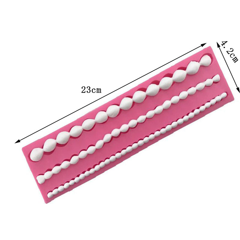 Excelle Silikoonist Küpsetuskook Vorm – Ringikujuline Pärlite Kaelakee Motiiv