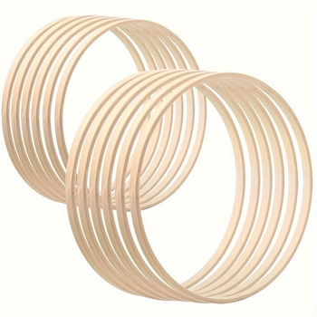 Γιρλάντα ονείρων για ανάρτηση στον τοίχο, κυκλικό πλαίσιο από μπαμπού, μοντέρνος μινιμαλιστικός σχεδιασμός; Υλικό: Μπαμπού; Κατηγορία: Κύκλος από μπαμπού; Γενική χρήση