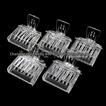 Εργαλείο μελισσοκομίας για σύλληψη βασίλισσας: πλαστικό κλιπ και κλουβί σύλληψης βασίλισσας, μάρκα Haocheng bee products business department, για μελισσοκομία και κτηνοτροφία