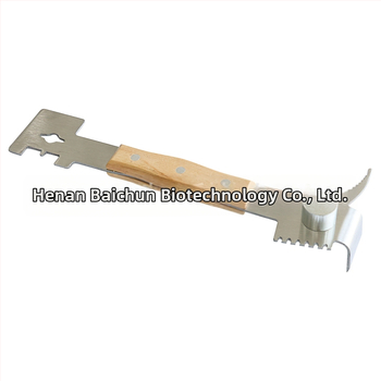 Εργαλείο Μελισσοκομίας Bai Chun: Ανοξείδωτο πολυλειτουργικό μαχαίρι κυψέλης για αποκόλληση κηρήθρας και απομάκρυνση μελιού