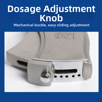 Ρυθμιζόμενος μεταλλικός ημι-αυτόματος σύριγγα με μοχλό έλξης για βοοειδή; έλεγχος θερμοκρασίας έως 100°C; κατάλληλο για κτηνοτροφία και ιχθυοκαλλιέργεια; μάρκα fj