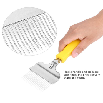 BEESVISION Ανοξείδωτα εργαλεία μελισσοκομίας – ευρωπαϊκού στυλ honey fork, honey knife, scraper και spatula