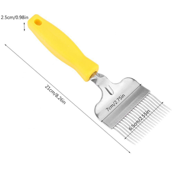 BEESVISION Ανοξείδωτα εργαλεία μελισσοκομίας – ευρωπαϊκού στυλ honey fork, honey knife, scraper και spatula