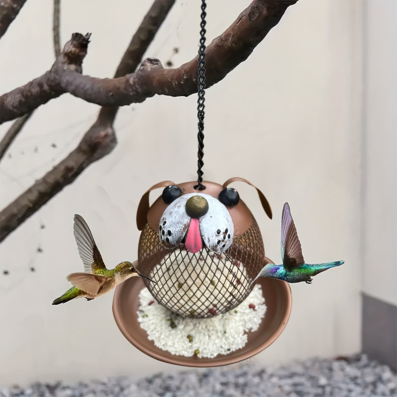 Hrănitoare de păsări - Juhong, rășină sintetică pentru exterior, stil modern minimalist