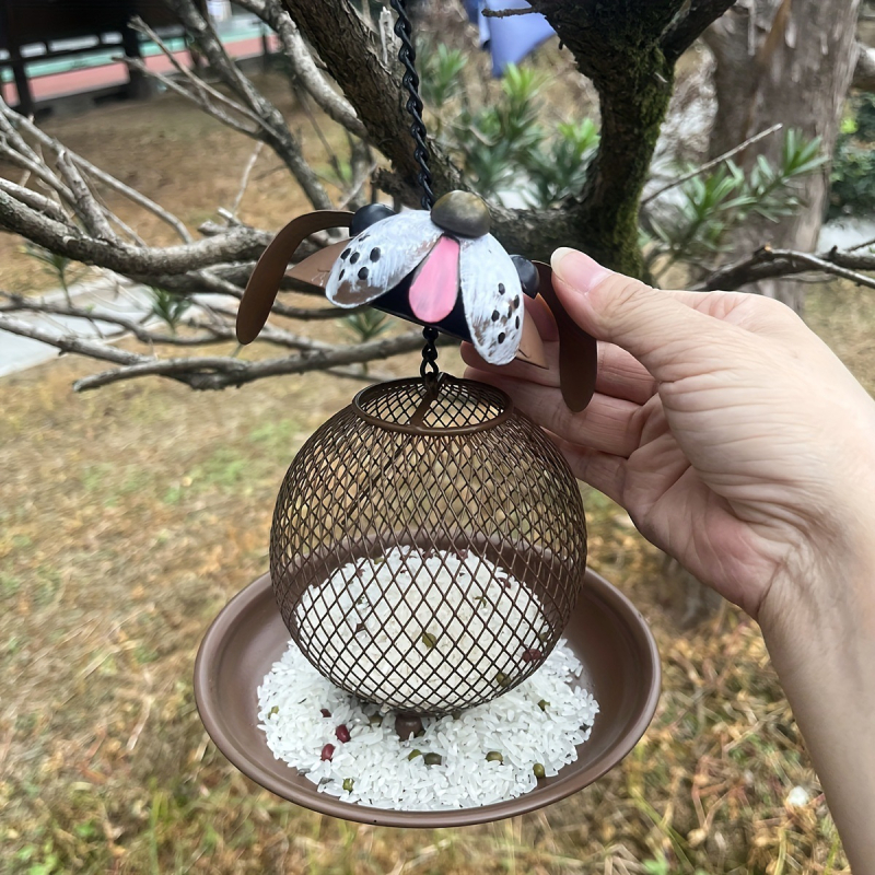 Hrănitoare de păsări - Juhong, rășină sintetică pentru exterior, stil modern minimalist