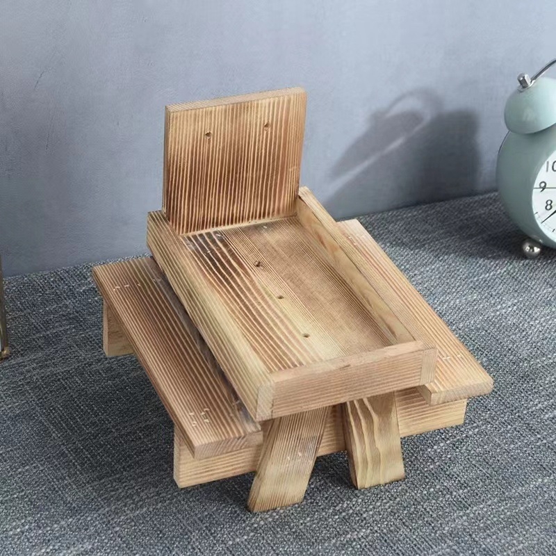 Zhenbang drvena hranilica za veverice, idiličan stil