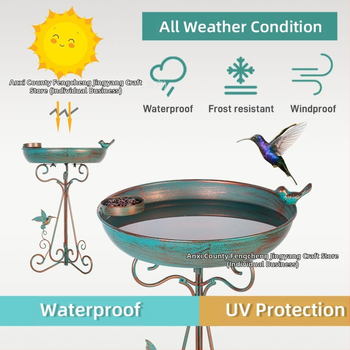 Metalinė lauko paukščių vonelė – sulankstoma geležies amatas, Jingyang JY-135