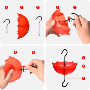 Kolibrio lesyklėlė su priešsvarbiais kabliukais, tinkama akvariumui (Neimportuota)