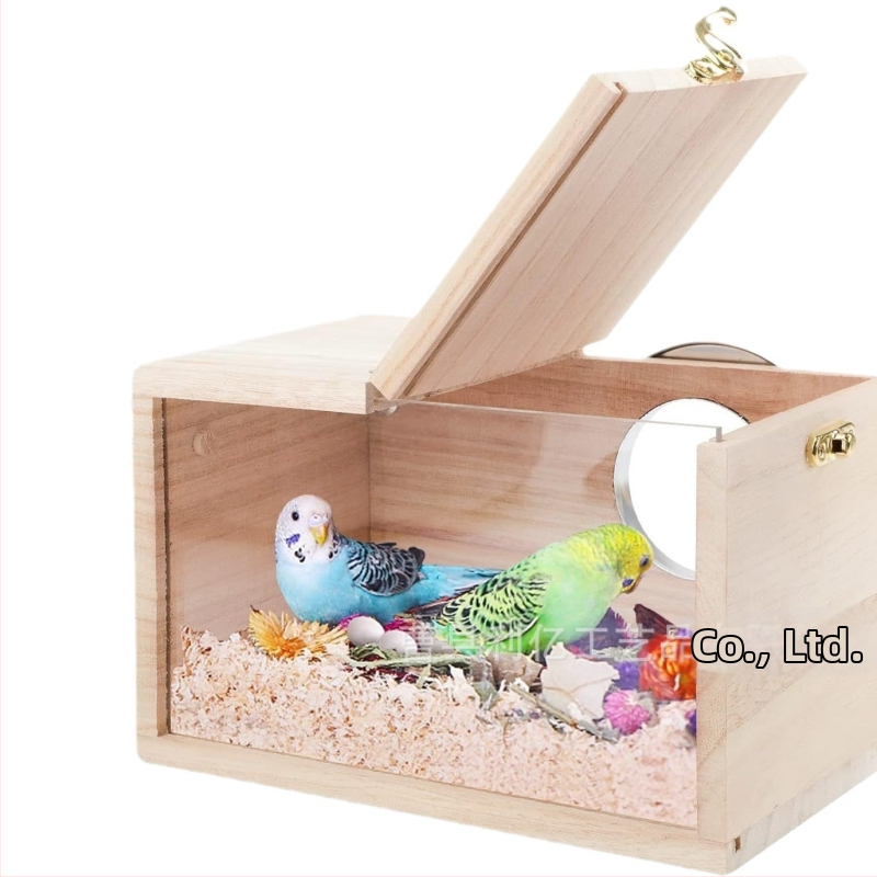 Medinė veislinė dėžutė paukščiams, prekės ženklas Liyi