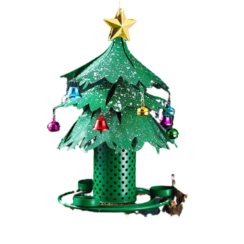 Αυτόματος εξωτερικός κρεμαστός μεταλλικός τροφοδότης-πουλιών