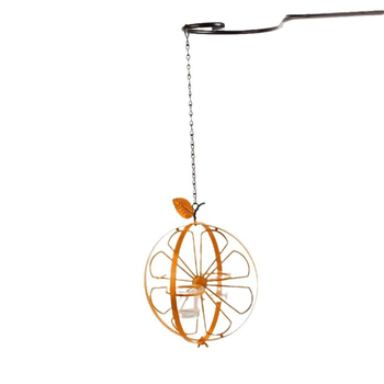 Κρεματός μεταλλικός ταΐστρας για πουλιά, αγροτικού στυλ, μεταλλικά έργα τέχνης, εξωτερική χρήση σε μπαλκόνι