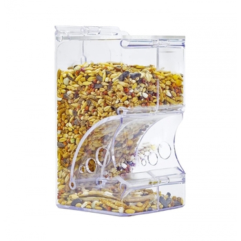 Akrilinė automatinė šėrimo sistema mažiems augintiniams – įtvirtinama narve, tinkama mažiems augintiniams