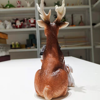 Декоративно осветително изделие от смола със слънчево захранване и животински фигури за двор, дом и бюро — подходящ подарък за сватби и рождени дни