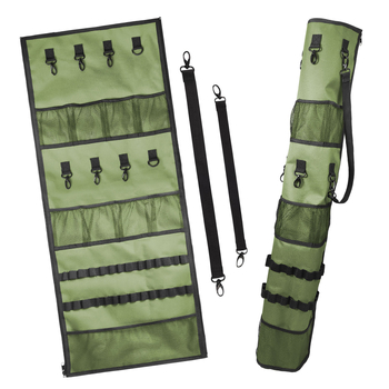 Karājama uzglabāšanas soma kempinga aprīkojumam, paredzēta ārējai izmantošanai, piemērota teltīm un nojumei