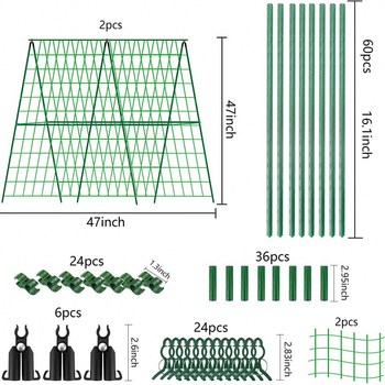 Metalinė kopimo rėmas sode, pastorinis stilius, derinamas naudojimas