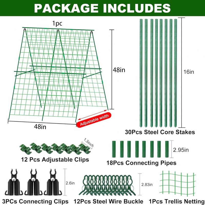 Metalinė kopimo rėmas sode, pastorinis stilius, derinamas naudojimas