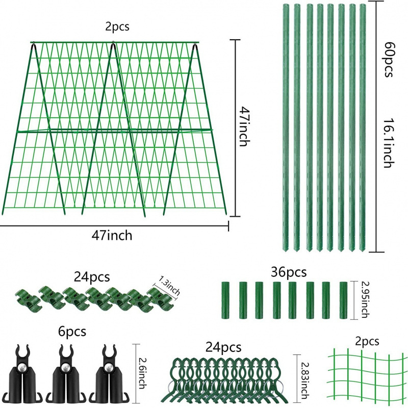 Metalinė kopimo rėmas sode, pastorinis stilius, derinamas naudojimas