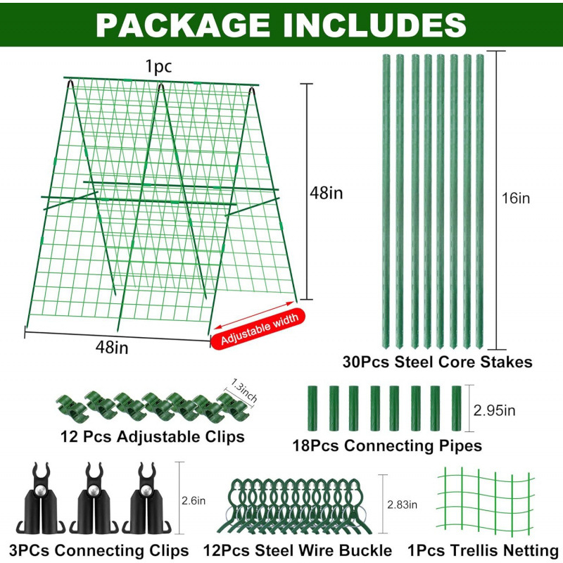 Metalinė kopimo rėmas sode, pastorinis stilius, derinamas naudojimas