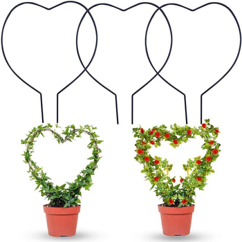 Suport metalic pentru plante, design circular, pentru exterior, plante cățărătoare, Yongchang Tip A/B