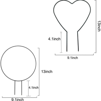 Σιδερένιο στήριγμα φυτών κήπου, κυκλικός σχεδιασμός, εξωτερική χρήση, αναρριχητικά φυτά, Yongchang Τύπος A/B