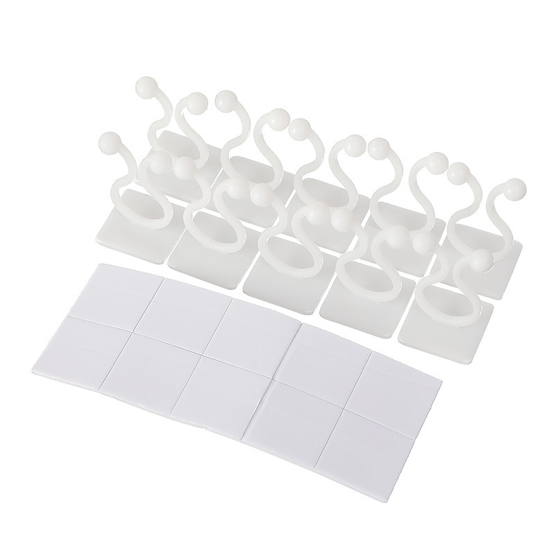 PP augalų laikiklio spaustukas – nematomas sienos laikiklis vijoms, vidaus atrama, modeliai Mažas/ Vidutinis/ Didelis